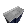thumbnail image 6 of Nantucket 48" Bathroom Vanity with Royal Blue Cabinet and Carrara Marble Top, 6 of 6