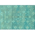 thumbnail image 1 of Ahgly Company Indoor Rectangle Oriental Light Blue Traditional Area Rugs, 6' x 9', 1 of 4