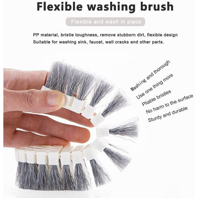 Blade Brush Knife Cleaner Chopsticks and Fork Cleaning Brush Cutlery  Cleaner Utensil Bristle Scrubber Double Sided Spoon Knives Washing Brush