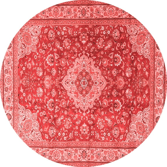 Ahgly Company Indoor Round Persian Red Traditional Area Rugs, 7' Round