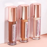 Makeup Revolution Conceal and Define Concealer, C8 Brown, 3.4ml