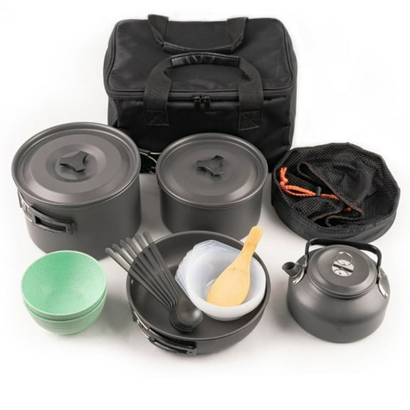 Portable Outdoor Cooking Set: Lightweight, Foldable & Easy to Clean Camping