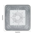 thumbnail image 3 of Clearance！Bathroom Productsunder $15Shower Head LED 7 Color Changing Overhead Rainfall Shower Head 6 Inch, 3 of 9