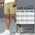 thumbnail image 5 of REDESS Mens Shorts Casual  with Pockets ,Drawstring Elastic Waistband Shorts for Men,Dark Grey, 5 of 8