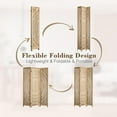 thumbnail image 6 of WelFurGeer Handcrafted Carved Wooden Room Divider Screen, Folding Privacy Screen for Room Separation, Decorative Room Dividers, 360° Adjustable Folding Panels for Privacy, Home, Office & Patio, 6 of 14