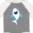 thumbnail image 4 of Inktastic Cute Shark, Little Shark, Blue Shark Boys or Girls Long Sleeve Baby Bodysuit, 4 of 5