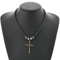 thumbnail image 3 of Leander's vintage cross necklace and sweater chain are stylish and dynamic, suitable for both men and women, making them ideal for everyday wear and a variety of casual occasions., 3 of 5