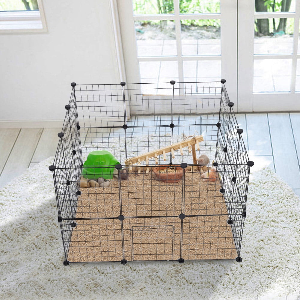Hilitand Pet Playpen Bunny Cage Fence - DIY Small Animal Exercise Pen