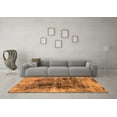 thumbnail image 3 of Ahgly Company Indoor Round Oriental Orange Industrial Area Rugs, 7' Round, 3 of 4