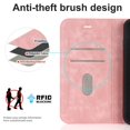 thumbnail image 3 of Dteck Wallet Phone Case for iPhone 8 Plus, iPhone 7 Plus RFID Blocking Credit Card Holder Kickstand Folio Flip Cover with Magnetic Closure, Pink, 3 of 10