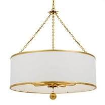 Eight Light Chandelier in Classic Style 29 inches Wide By 33.5 inches High-Antique Gold Finish Bailey Street Home 49-Bel-2885497