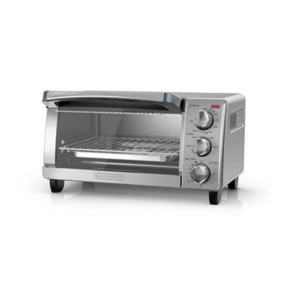 BLACK+DECKER 4-Slice Toaster Oven with Natural Convection Stainless Steel TO1760SS