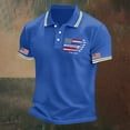 thumbnail image 5 of WAYUTE Mens Polo Shirts Independence Day Patriotic Graphic 250th Anniversary USA Shirt Short Sleeve 4th of July Classic Fit Casual Summer, 5 of 5