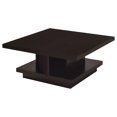 thumbnail image 6 of Reston 3-piece Square Coffee and End Table Set Cappuccino, 6 of 10