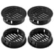 thumbnail image 1 of Uxcell 4-Pack Respiraderos de Soffit Redondos, 35mm/1.4 Pulgadas Cubierta de Ventilación Plástica [Negro], 1 of 6