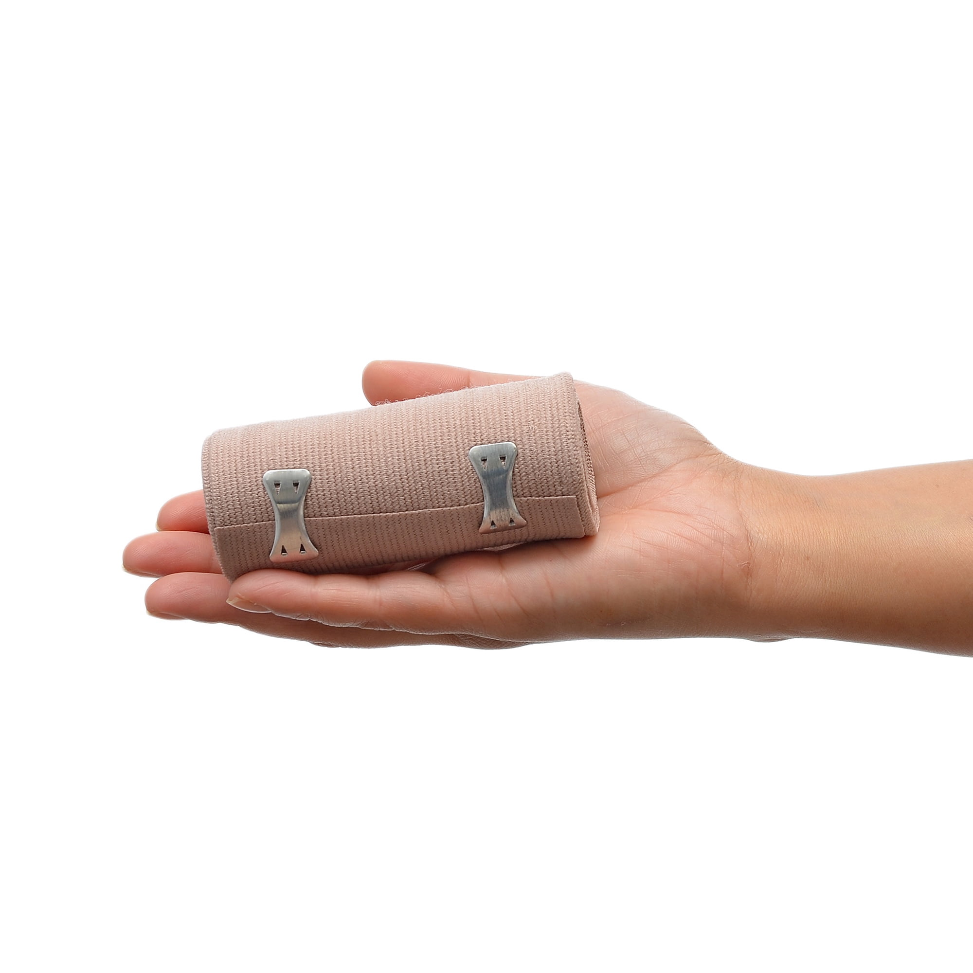 Dealmed 4" Elastic Bandage Wrap with Clip Closure, Stretched Compression (50 Rolls/Case)