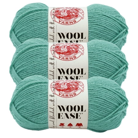 UPC: 0842093121886 | Lion Brand Yarn Wool-Ease Succulent Wool Blend Medium Acrylic  Wool Green Yarn 3 Pack
