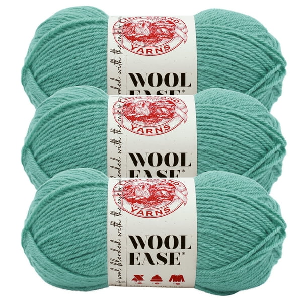 Lion Brand Yarn WoolEase Succulent Wool Blend Medium Acrylic, Wool