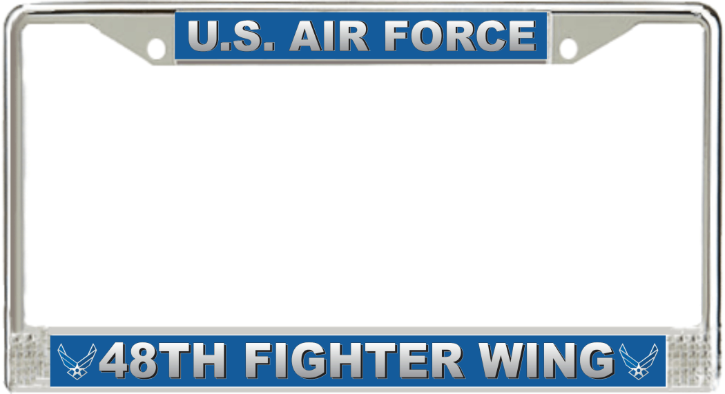 U.S. Air Force 48th Fighter Wing License Plate Frame