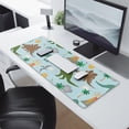 thumbnail image 2 of Long Mouse Pads for Desk,Dinosaurs Volcano Light Blue Pattern Desk Mats on Top Of Desks, Desk Mouse Pad Extra Large with 3mm Non-Slip Base and Stitched Edge for Gaming,Office,Work,Home 31.5"x11.8", 2 of 6
