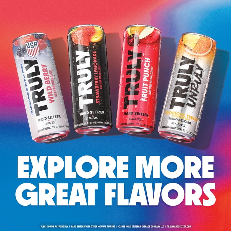 Truly Hard Seltzer Star Squad Variety, 12 pack, 12 fl oz Aluminum