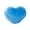 Blue-BU-home supplies, variant on LEFTHIGH Home Faux Wool Long-Pile Heart Shaped Throw Pillow with Polypropylene Insert - Soft Plush Sofa Cushion for Bedroom Living Room Gift Christmas Gifts