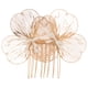 thumbnail image 1 of KAKOWELY Peineta lateral para el cabello, horquilla para novia, flor, peineta decorativa, accesorio para el cabello, 1 of 4