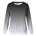 thumbnail image 3 of Tiweut Girls' Sweatshirts Fall Winter Gradient Color Round Neck Long Sleeve Loose Fit Classic Top 5-6 Y, 3 of 3