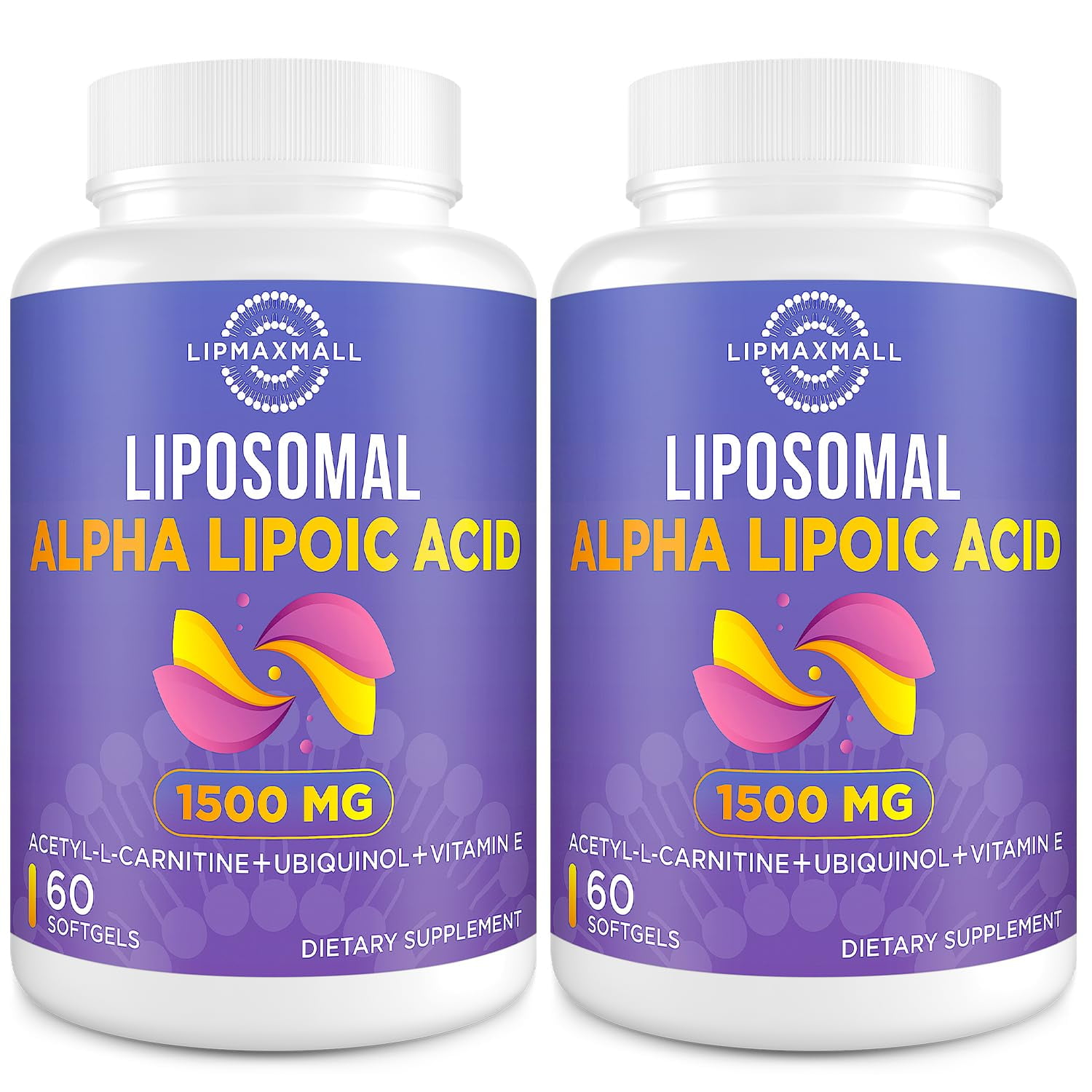 para que sirve la l carnitina con acido alfa lipoico Suplemento de ácido liposomal de 1500 mg acetil-L-carnitina 900 mg, ubiquinol 100 mg y vitamina E 15 mg, 60 cápsulas blandas (2 botellas) Liposomal Quercetin + Zinc