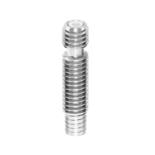 Moyic Lote de garganta MK8 M6 con rosca de acero inoxidable de 6*30mm, alimentación más larga, filamento de 1,75mm, piezas de impresoras 3D Impresoras 3D