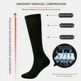 thumbnail image 3 of Zipper Compression Socks 20-30 mmHg for Women and Men, Knee High Length, Dot-Top, Open Toe, Beige, Small,2 Pair, 3 of 7