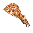 thumbnail image 4 of DORKASM Scrub Caps for Women Cute Halloween Working for Nurses Hats for Women Gold One Size, 4 of 6