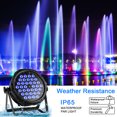 thumbnail image 4 of IP65 Waterproof Par Light 36 PCS RGB 3-IN-1 LED Stage Light DMX Control Party Wash Light Strobe Effect DJ Light for Christmas Disco Club Wedding Bar, 4 of 7