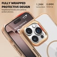 thumbnail image 6 of TECH CIRCLE For iPhone 16e Clear Phone Case 6.1" 2025 Model with Magnetic Ring, Compatible with MagSafe Accessories, Hard Transparent Back, Slim Lightweiht Protective Cover For Women Men, Gray, 6 of 8