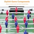 thumbnail image 3 of 48 Inch Foosball Table, Indoor Soccer Game Table with Handles and Scorekeepers, Red, 3 of 5