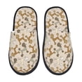 thumbnail image 1 of Fotbe Cartoon Poodle Dog Pantuflas Peludas para Mujer con Estampado, Zapatillas de Peluche, Zapatos de Invierno para Casa, Uso Interior y Exterior-Large, 1 of 8