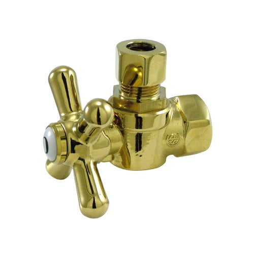 Kingston Brass Arrêt Angulaire Vintage avec Compression 3/8" IPS x 3/8" OD