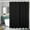 Black 2K4, variant on Wuztai Solid Color Shower Curtain Waterproof Mildew Proof, EVA Fabric Bathroom Curtain No Drill Needed, Hotel Quality Shower Liner