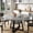 grey, variant on Farmhouse Round Dining Table for 4-6 – 47.2"/42" Modern Kitchen & Dining Table with Storage Shelf – Space-Saving Circle Table for Home, Apartment, Living Room