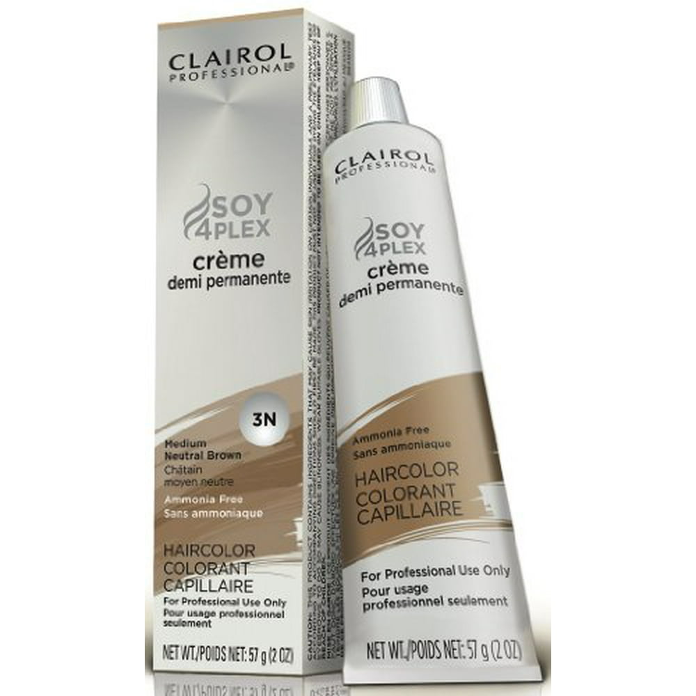 Clairol Premium Crème Demi Permanent Hair Color 3N Medium Neutral
