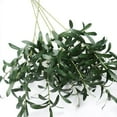 thumbnail image 4 of 5pcs Olive Branches for Vases Artificial Plants Greenery Stems for Vases Olive Leaves Plant (Green), 4 of 5