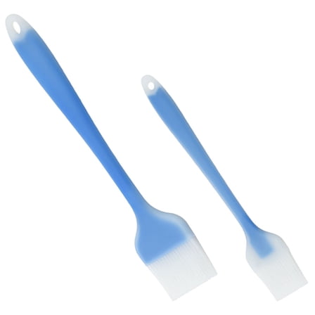 STRANDCHIC Silicone Basting Brushes Basting Brush for Kitchen Use Silicone Blue 2Pcs