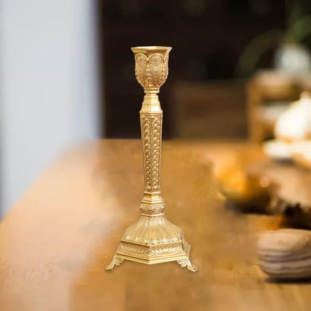 candeliere de candeliere de candeliere de candeliere de candeliere de hierro para decoración de centro de de Dorado S Soledad Candelero Candelero