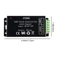 thumbnail image 2 of ZheElen DC12V-24V 6Ax3channel 18A RF Wireless Touch RGB Controller GT666 Touch Panel RGB LED Controller Dimmer, 2 of 7