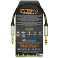 thumbnail image 1 of Cable Balanced Star-Quad WBC-PRO Tweed Negro Ultra Silencioso Ultra Flexible con Conectores Amphenol, 1 of 7