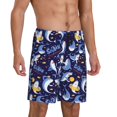 thumbnail image 2 of Vsdgher Shorts de Pyjama pour Hommes Imprimé Requin Mignon Bas de Pyjama Légers avec Poches-3TG, 2 of 6