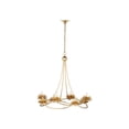 thumbnail image 2 of Currey And Company 9000-1278 Cyrene 8 Light 32" Wide Wrought Iron Ring Chandelier - Gold, 2 of 6