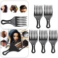 thumbnail image 4 of Tenedor peluquería Peine Afro-Comb Herramientas peinado liso Cepillo para el (B), 4 of 9