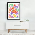 thumbnail image 6 of Puzzling Shapes - Illustration Abstract Geometric Modern Art Pattern Psychedelic Surrealism Black Framed Wall Art Print 16 x 24 inches, 6 of 7