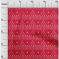 thumbnail image 1 of oneOone Cotton Poplin Red Fabric Small Motif Bandhani Diy Clothing Quilting Fabric Print Fabric By Yard 56 Inch Wide, 1 of 4